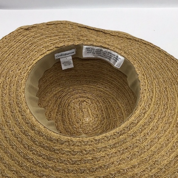 Croft & Barrow Tan Straw Sun Hat - Picture 5 of 6